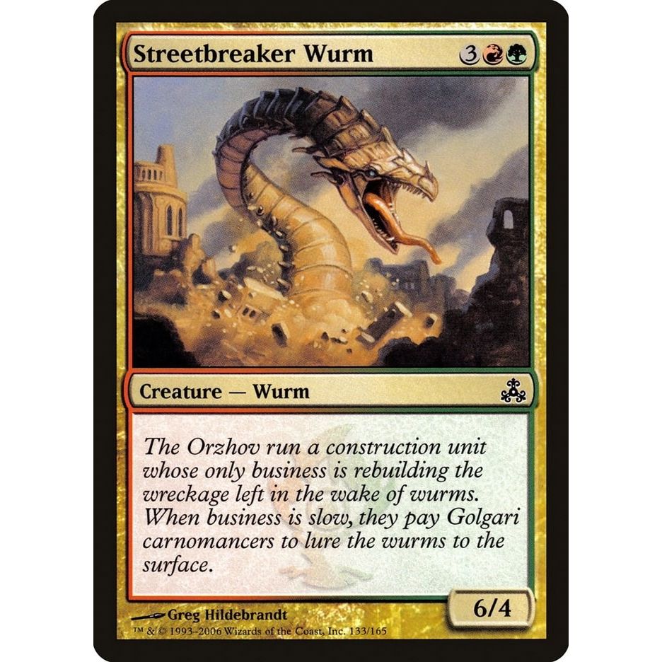 Image for Streetbreaker Wurm (133) (GPT) - Magic: The Gathering