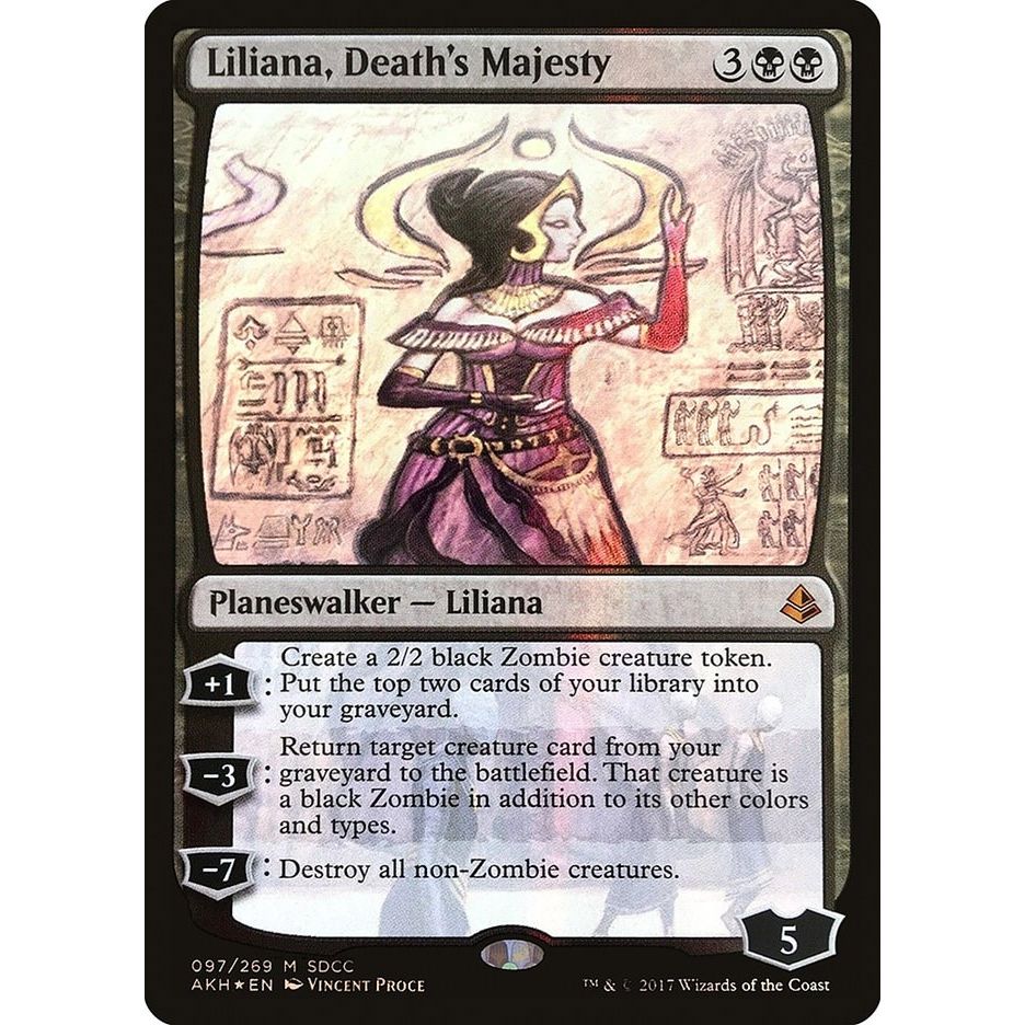 Image for Liliana, Death's Majesty (SDCC 2017 Exclusive) (97) (MEDIA) - Magic: The Gathering