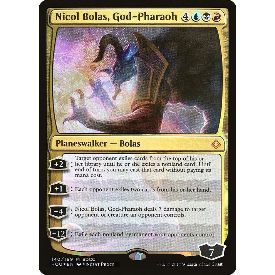 Image for Nicol Bolas, God-Pharaoh (SDCC 2017 Exclusive) (140) (MEDIA) - Magic: The Gathering