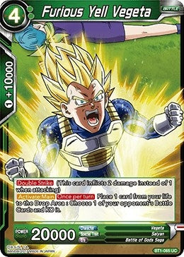 Image for Furious Yell Vegeta (BT1-065) (DBS-B01) - Dragon Ball Super: Masters