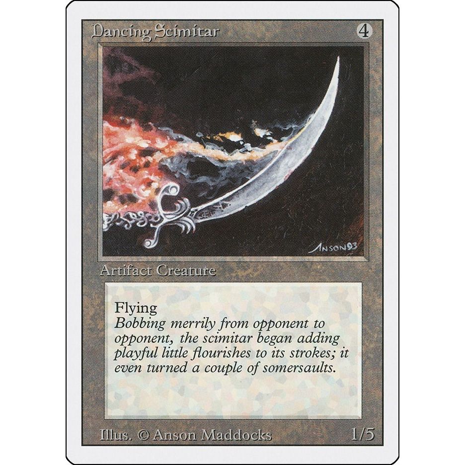Image for Dancing Scimitar (3ED) - Magic: The Gathering