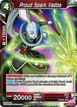 Image for Proud Spark Vados (Foil Version) (P-002) (PR) - Dragon Ball Super: Masters