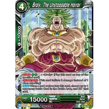 Image for Broly, The Unstoppable Horror (Foil Version) (P-006) (PR) - Dragon Ball Super: Masters
