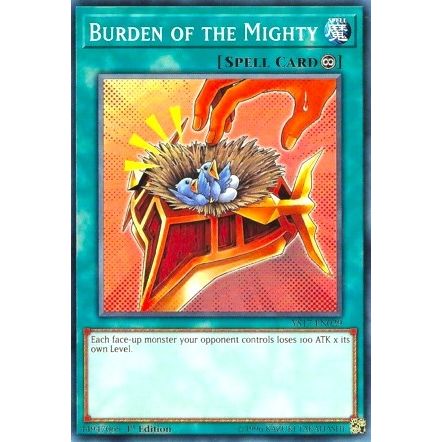 Image for Burden of the Mighty (YS17-EN029) (YS17) - YuGiOh