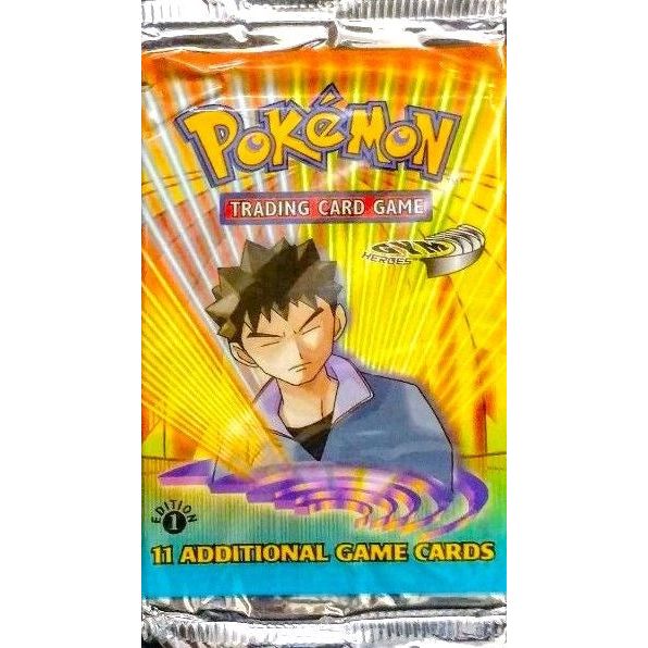 Image for Gym Heroes Booster Pack [1st Edition] - Pokemon