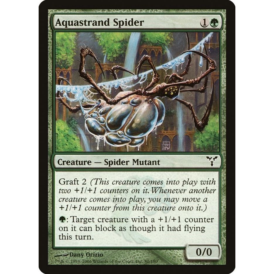 Image for Aquastrand Spider (80) (DIS) - Magic: The Gathering