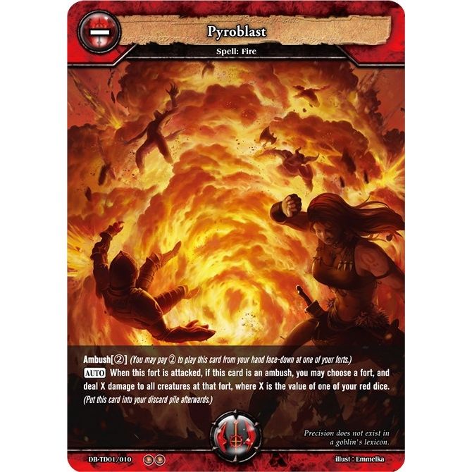 Image for Pyroblast (DB-TD01/010) (TD01) - Dragoborne