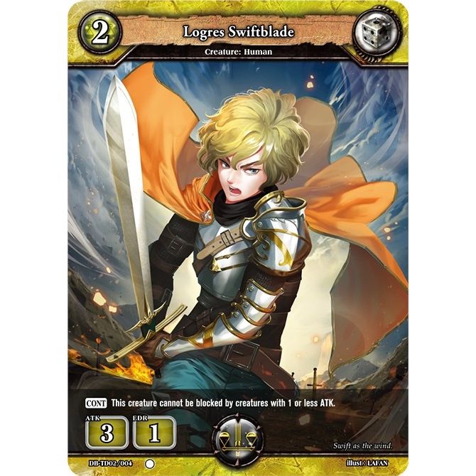 Image for Logres Swiftblade (DB-TD02/004) (TD02) - Dragoborne