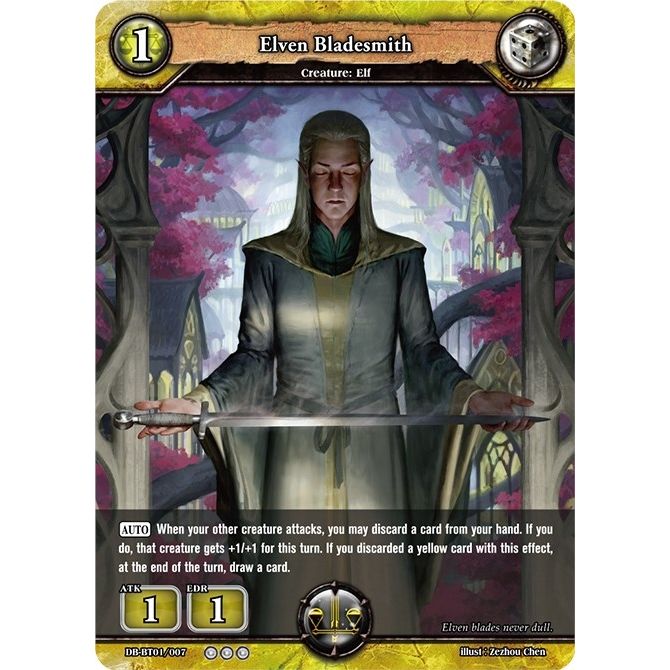 Image for Elven Bladesmith (DB-BT01/007) (BP01) - Dragoborne