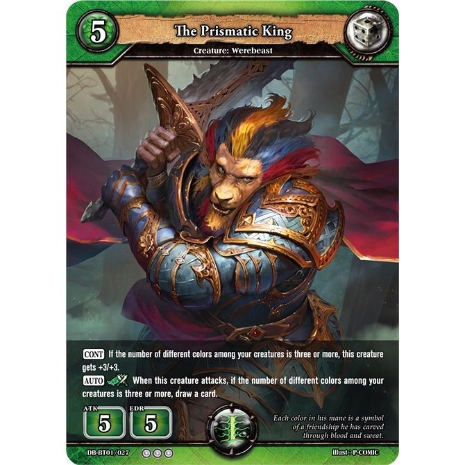 Image for The Prismatic King (DB-BT01/027) (BP01) - Dragoborne