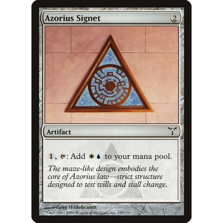 Image for Azorius Signet (159) (DIS) - Magic: The Gathering