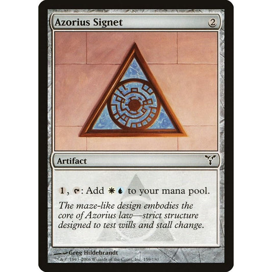 Image for Azorius Signet (159) (DIS) - Magic: The Gathering