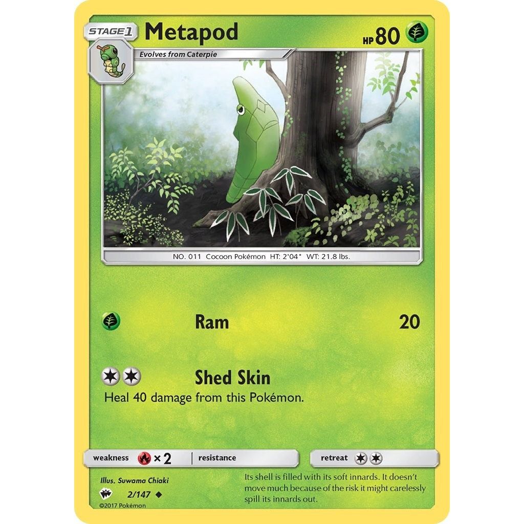Image for Metapod (2/147) (SM03) - Pokemon
