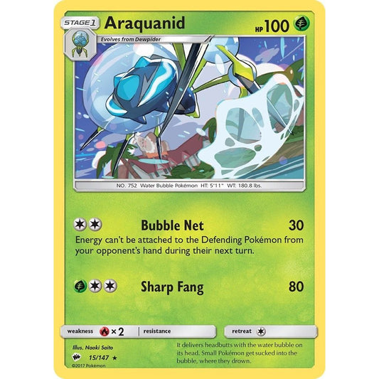Image for Araquanid (15/147) (SM03) - Pokemon