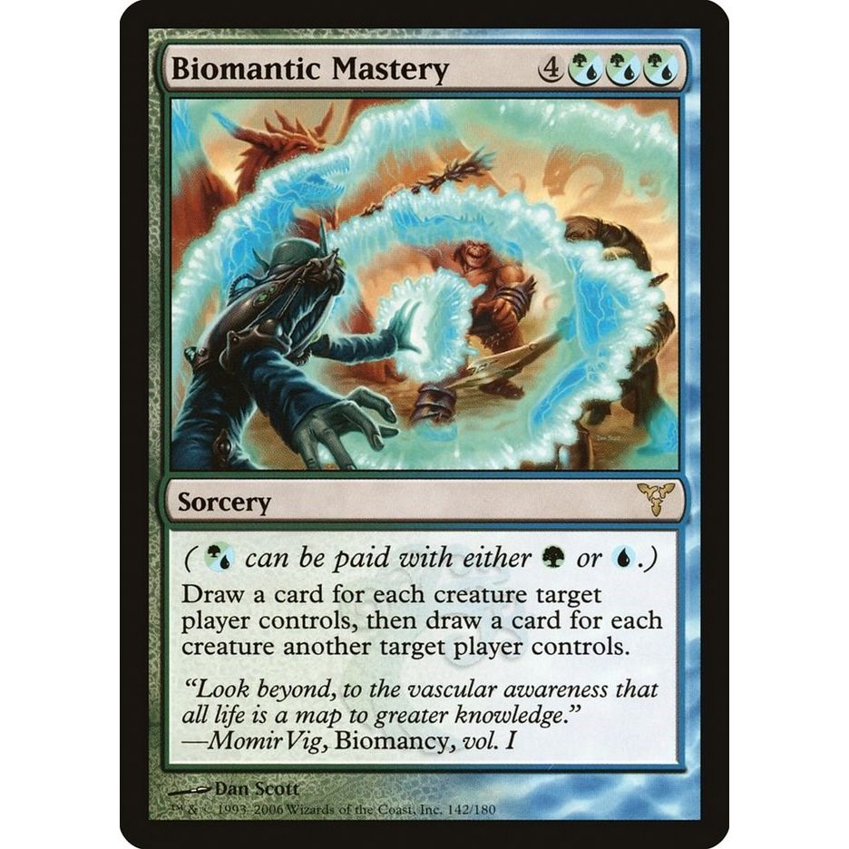 Image for Biomantic Mastery (142) (DIS) - Magic: The Gathering