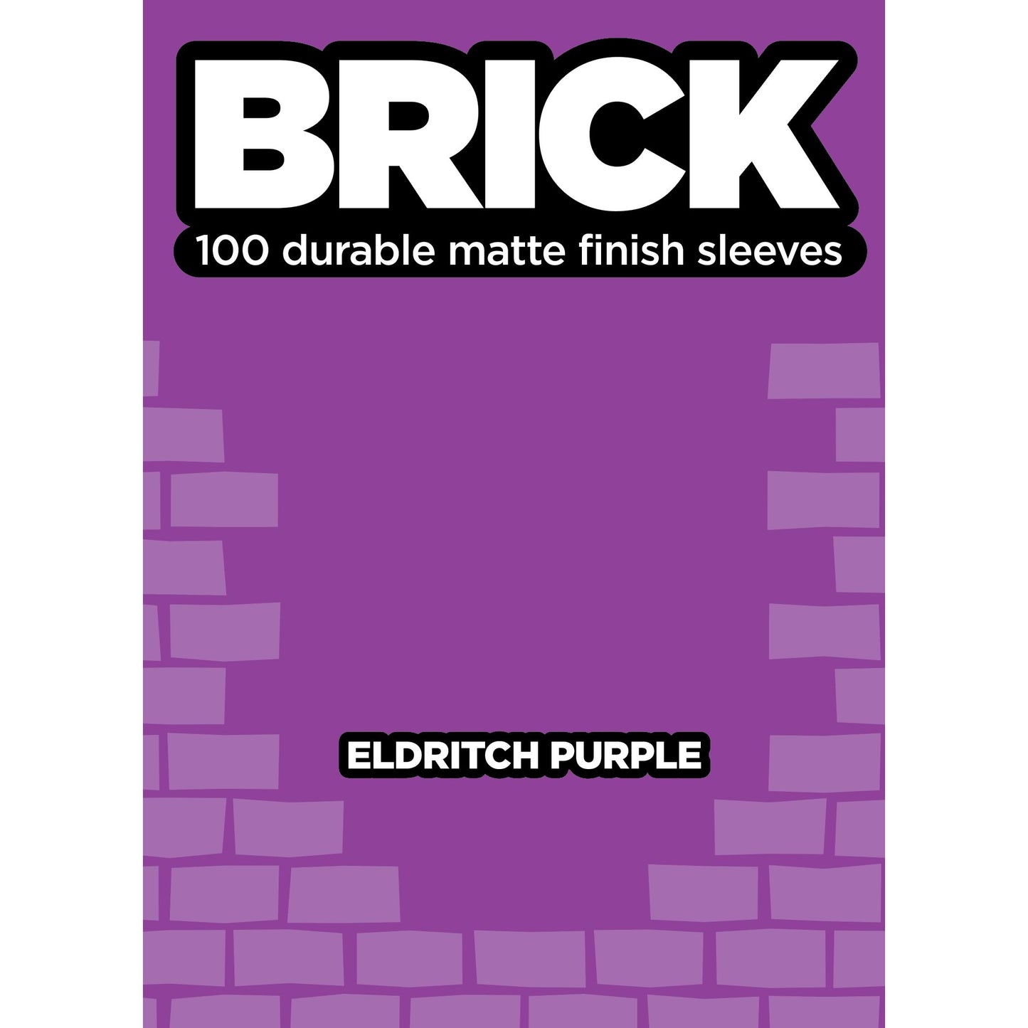Image for BRICK - Eldritch Purple (100-Pack) - Card Sleeves