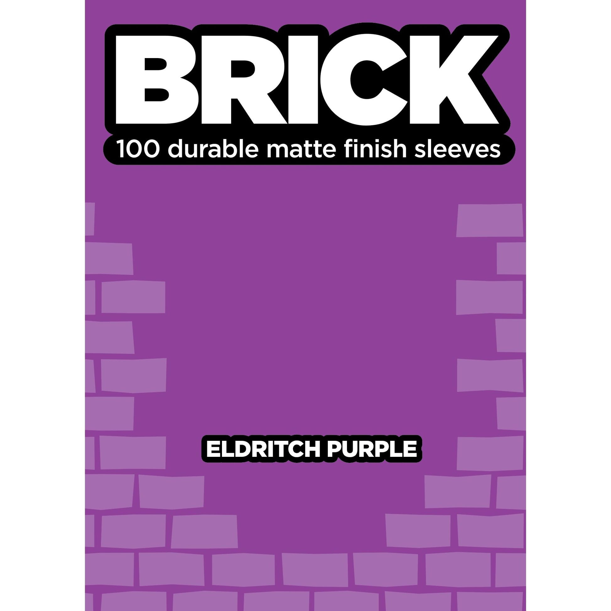 Image for BRICK - Eldritch Purple (100-Pack) - Card Sleeves