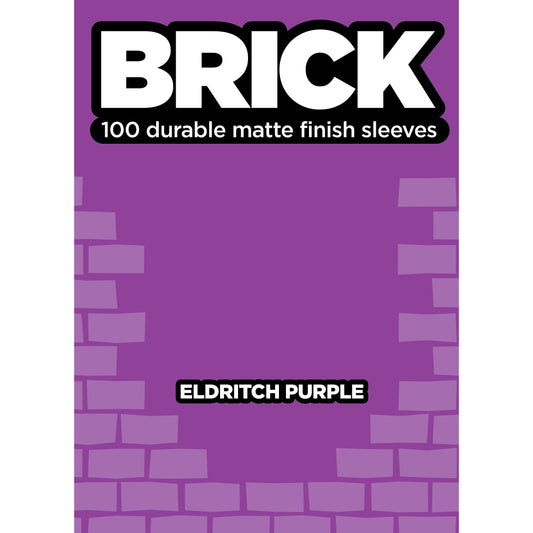 Image for BRICK - Eldritch Purple (100-Pack) - Card Sleeves