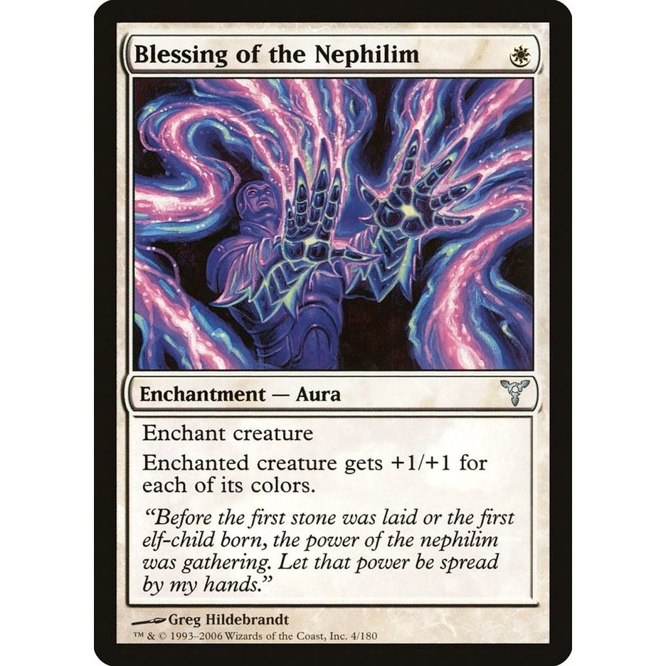 Image for Blessing of the Nephilim (4) (DIS) - Magic: The Gathering