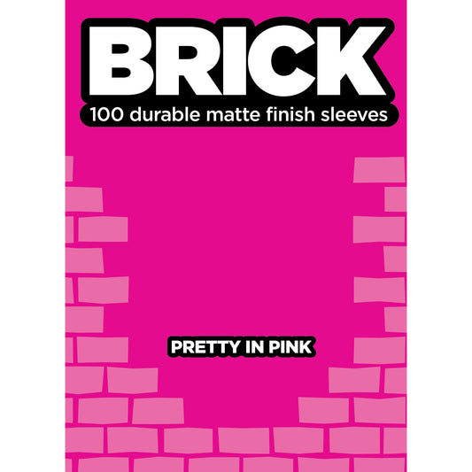 Image for BRICK - Pretty in Pink (100-Pack) - Card Sleeves