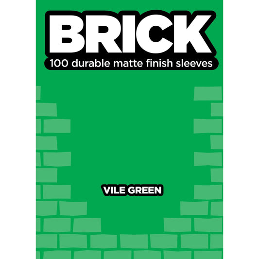 Image for BRICK - Vile Green (100-Pack) - Card Sleeves