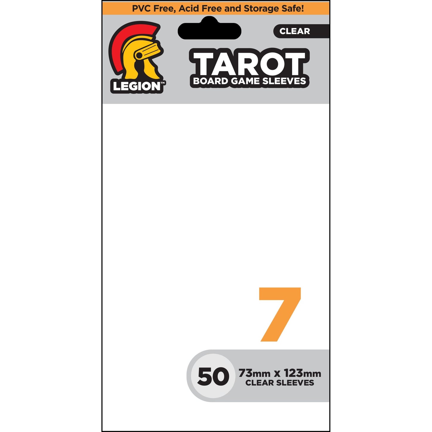 Image for Clear Board Game Sleeves - Tarot (50-Pack) - Card Sleeves