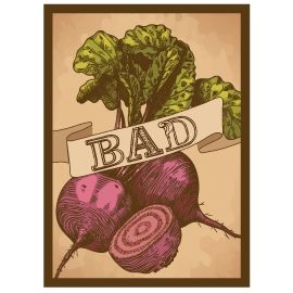 Image for Double Matte Art Sleeve - Bad Beets (50-Pack) - Card Sleeves