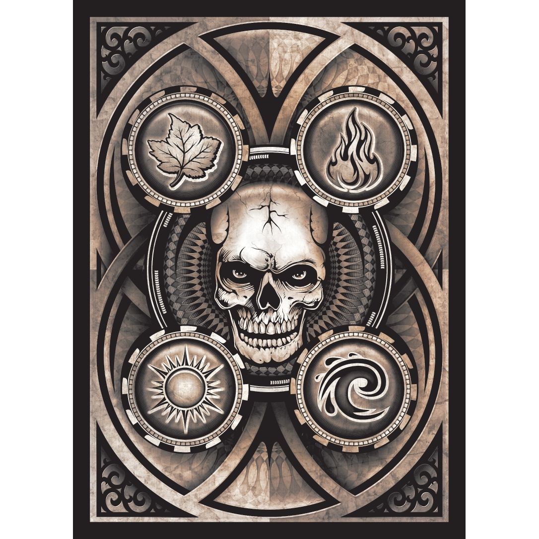 Image for Double Matte Art Sleeve - Dead Man's Hand (50-Pack) - Card Sleeves