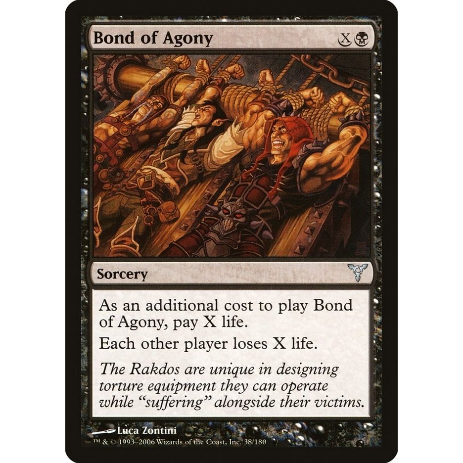 Image for Bond of Agony (38) (DIS) - Magic: The Gathering