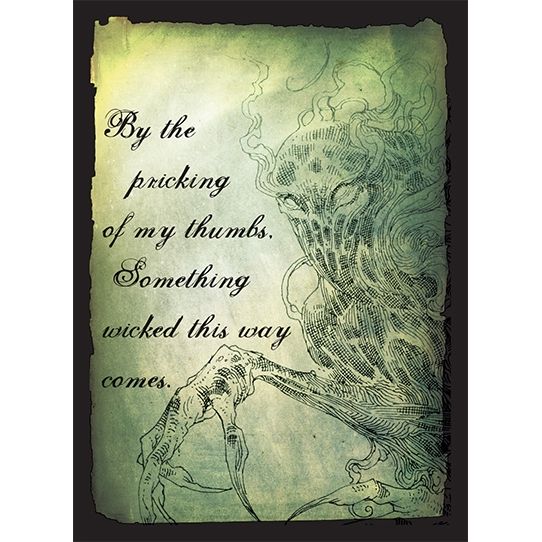 Image for Double Matte Art Sleeve - Something Wicked (50-Pack) - Card Sleeves
