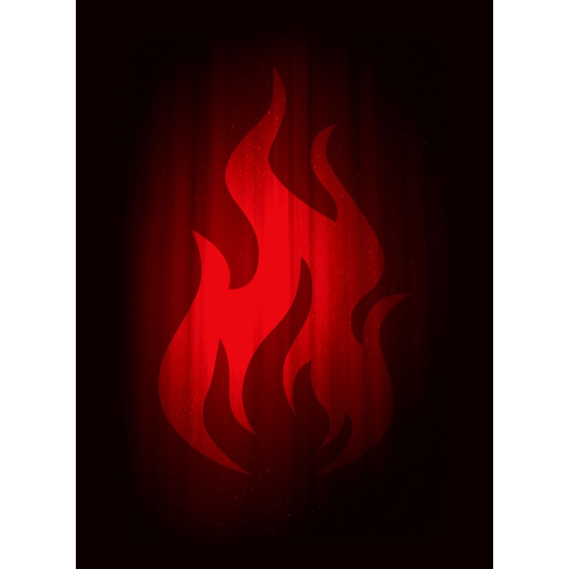 Image for Double Matte Art Sleeve - Super Iconic Fire (50-Pack) - Card Sleeves