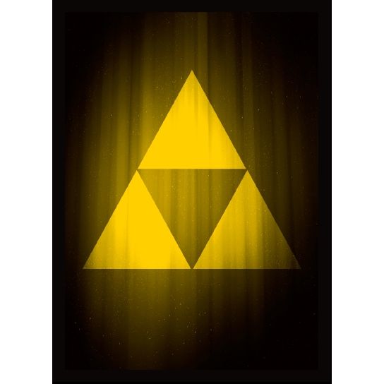 Image for Double Matte Art Sleeve - Super Iconic Tri-Force (50-Pack) - Card Sleeves