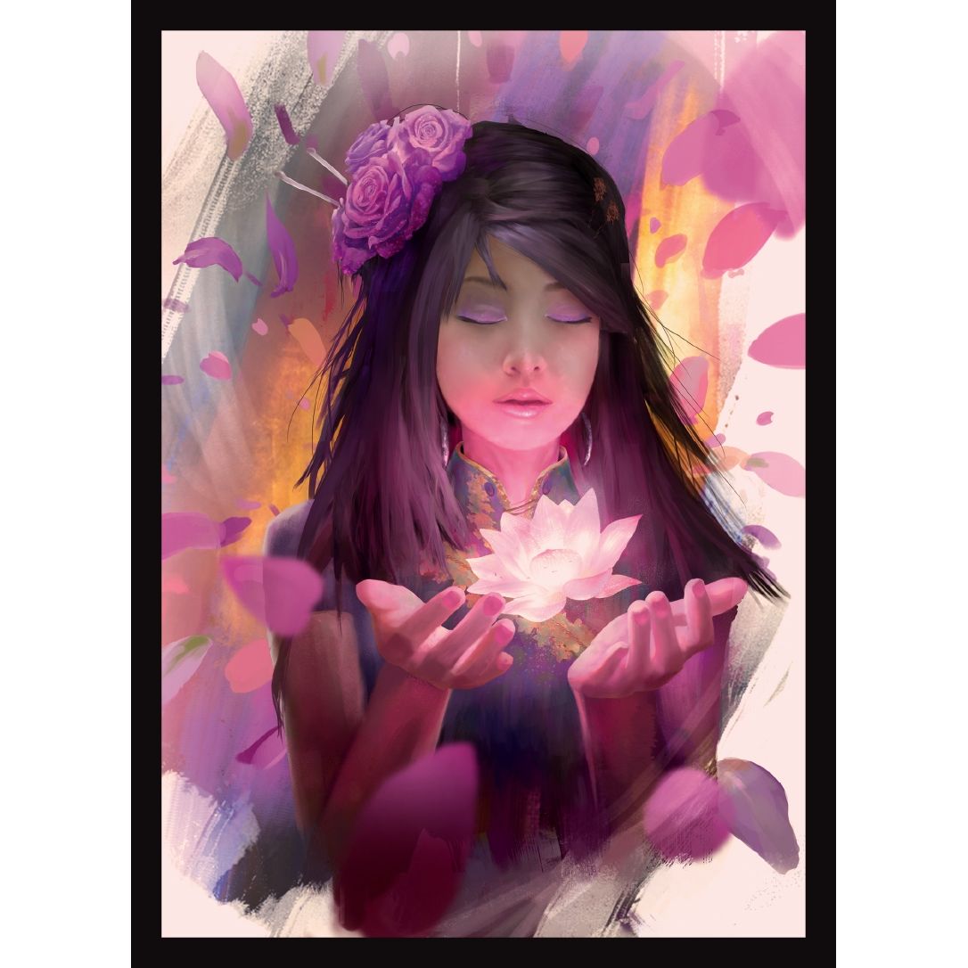 Image for Double Matte Art Sleeve - Lotus (50-Pack) - Card Sleeves