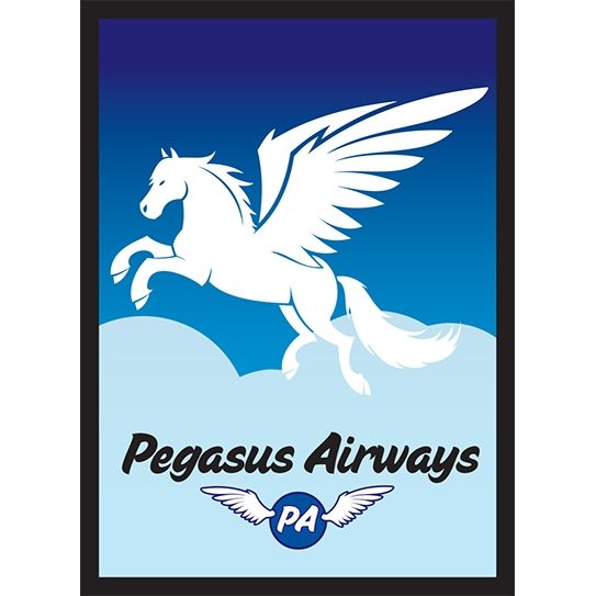 Image for Gloss Sleeve - Pegasus Airways (50-Pack) - Card Sleeves