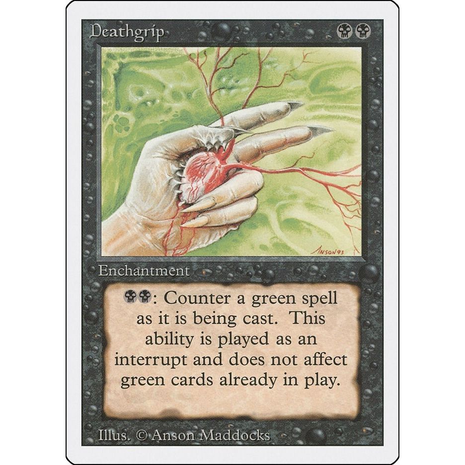 Image for Deathgrip (3ED) - Magic: The Gathering