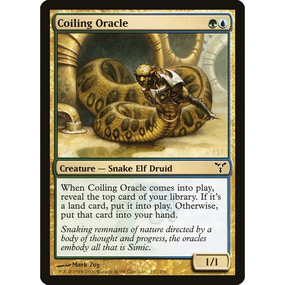 Image for Coiling Oracle (107) (DIS) - Magic: The Gathering
