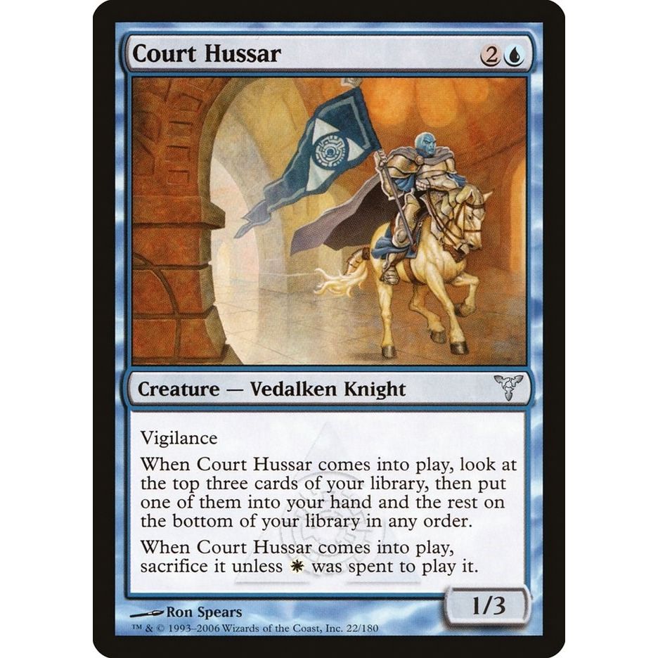 Image for Court Hussar (22) (DIS) - Magic: The Gathering