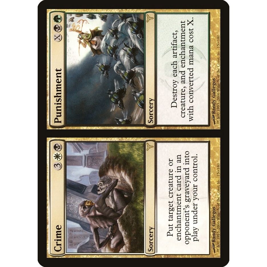 Image for Crime // Punishment (150) (DIS) - Magic: The Gathering