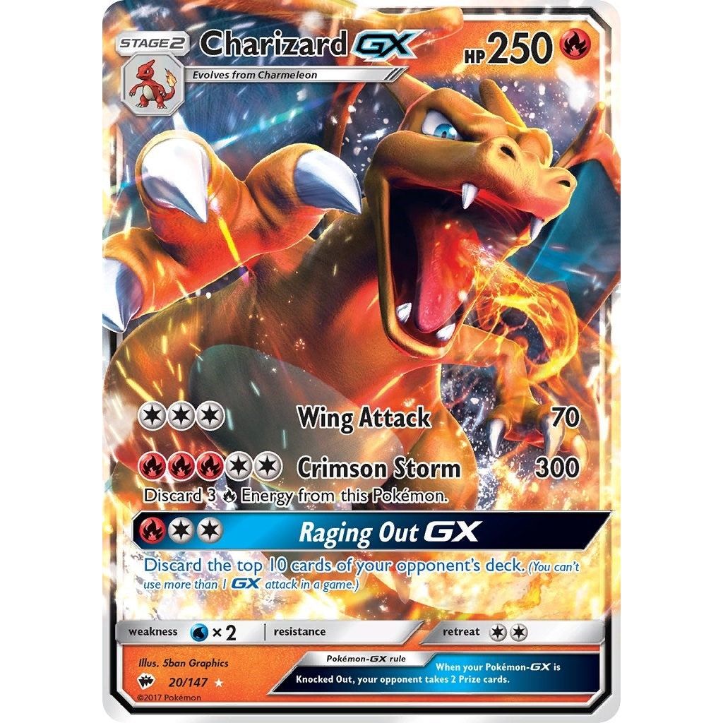 Image for Charizard GX (20/147) (SM03) - Pokemon
