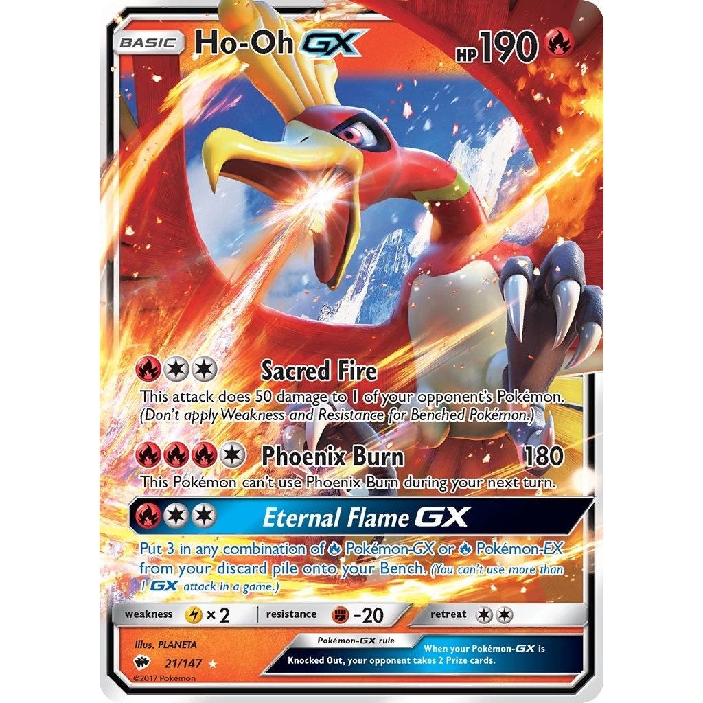 Image for Ho-Oh GX (21/147) (SM03) - Pokemon