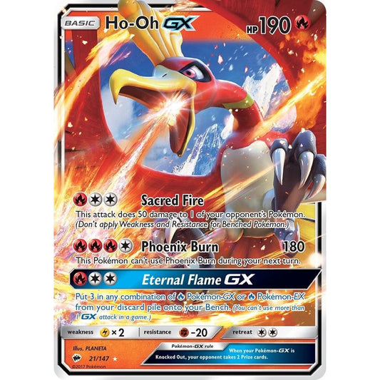 Image for Ho-Oh GX (21/147) (SM03) - Pokemon