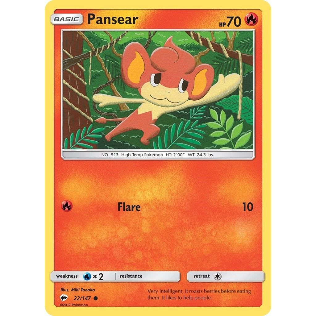 Image for Pansear (22/147) (SM03) - Pokemon