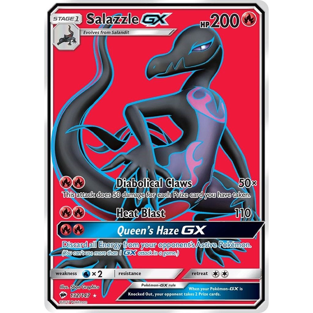 Image for Salazzle GX (Full Art) (132/147) (SM03) - Pokemon