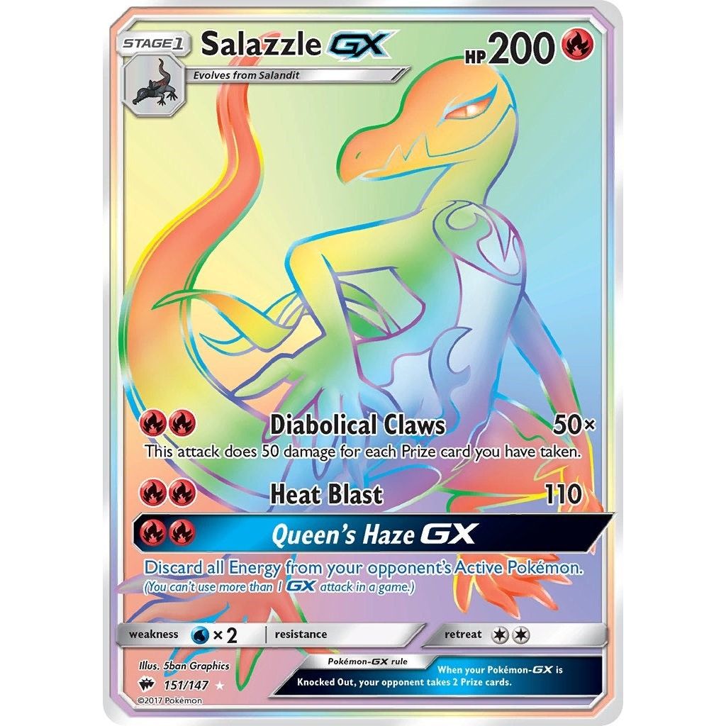 Image for Salazzle GX (Secret) (151/147) (SM03) - Pokemon