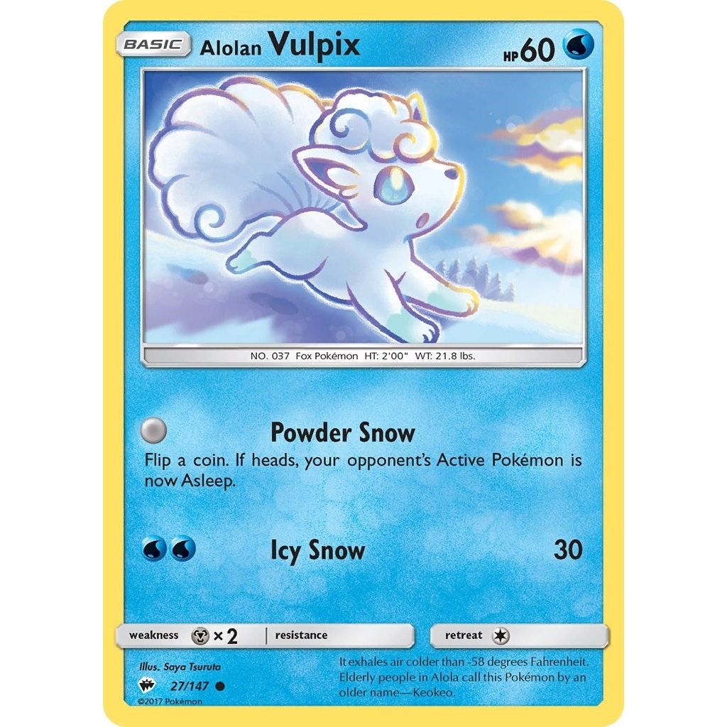 Image for Alolan Vulpix (27/147) (SM03) - Pokemon
