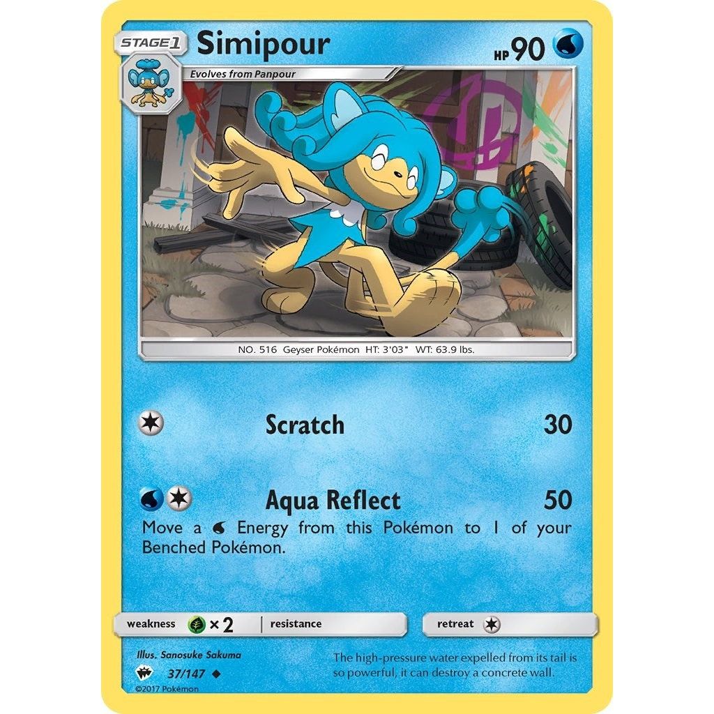 Image for Simipour (37/147) (SM03) - Pokemon