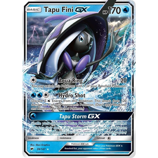 Image for Tapu Fini GX (39/147) (SM03) - Pokemon