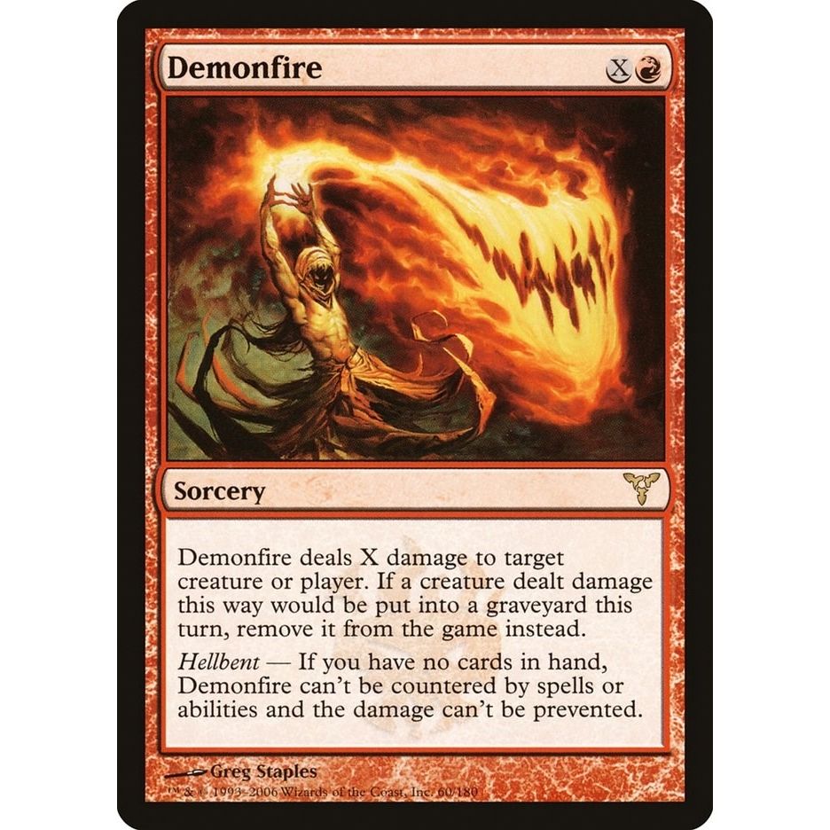 Image for Demonfire (60) (DIS) - Magic: The Gathering