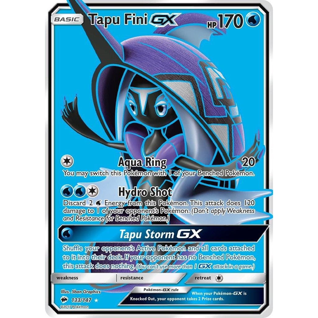 Image for Tapu Fini GX (Full Art) (133/147) (SM03) - Pokemon