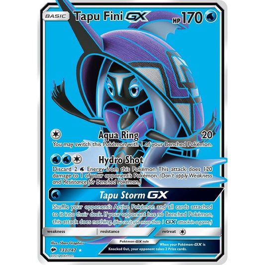 Image for Tapu Fini GX (Full Art) (133/147) (SM03) - Pokemon